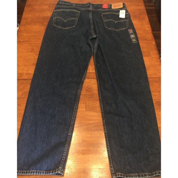 Levi's Men's Dark Blue Jeans 42x34 - Picture 1 of 11